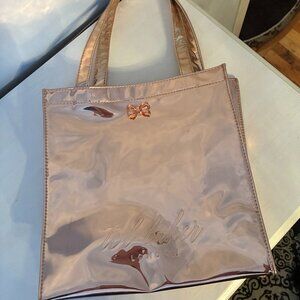 Ted Baker London Metallic Rose Gold Bag -EUC